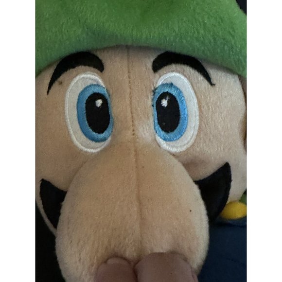 Nintendo Super Mario Bros LUIGI 16”Tall Stuffed Plush Soft Backpack Bag 2013 - Picture 7 of 8